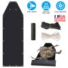 Deer Drag Sled with Handle Deer Cart Game Hauler Snow Sledding Pad Hunting Gear Supplies with 32.8FT Black Rope 16.1FT White Rope for Hunting Ice Fish