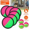 3Sets Toss and Catch Ball Throw Catch Ball Paddle Outdoor Ball Game Catch Game Beach Game