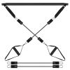 Pilates Bar Kit with 100LBS Resistance Bands Multifunctional Pilates Yoga Toning Bar Full Body Exercise Equipment Set for Beginners Intermediates Prof