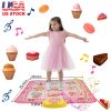 Cake Dance Mat for Kids Electronic Music Dance Pad with 6 Modes Built-in Music Adjustable Volume Optimal Gift for Boys Girls Aged 3+ Years Old