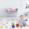 71x59IN Baby Play Mat Non-Slip Baby Crawling Mat Foldable Playpen Mat Machine Washable for Newborns Infants Babies Toddlers