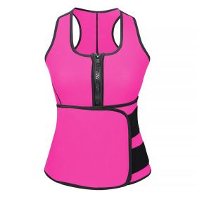 Waist Trainer For Women Body Shaper Waist Slimmer Clincher Trimmer for Weight Loss (Option: WaistTrainerRoseRed2XL)