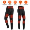 Winter Heated Pants for Men Women with 12 Heating Zones 5V USB Powered Heating Trouser with 3 Heating Levels Machine Washable for Outdoor Winter Activ