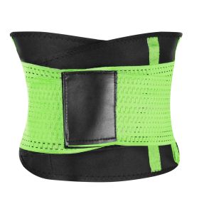 U-Shaped Slimming Waist Belt Body Abdominal Shapewear Sport Tummy Cincher Bands Office Ladies Postpartum Mothers (Option: M_Green)