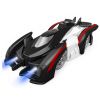 Electric Wall Climbing Car Toy 360° Rotating Shunt Car Remote Control Dual Mode RC Car Rechargeable Toy Car with Headlights Taillights Birthday Christ