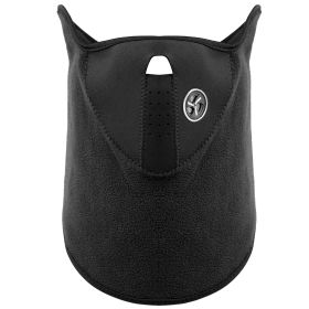 Half Face Mask Breathable Windproof Dustproof Neck Warmer for Bike Motorcycle Racing (Option: GiftNpolarFaceMaskBlack)