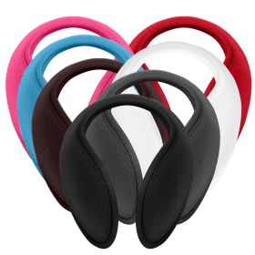 2Pcs Ear Warmers Unisex Winter Earmuffs Behind-the-Head for Winter Running Walking Dog Travel (Option: GiftEarWarmer2PCSKitBRN)