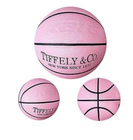 Tiffeely Solid Color Popular Basketball For Adults Born For Sports (Color: Pink)