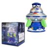 UFO Water Sprinkler Outdoor Summer Rocket Toy With Colorful LED Lights 360° Spinning 1.64FT To 6.56FT Adjustable Height Birthday Summer Gift For Girls